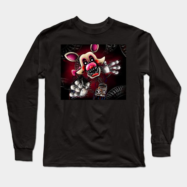Jumpscare mangle Long Sleeve T-Shirt by Icydragon98